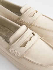 Cream Penny Loafers - Image 6 of 6