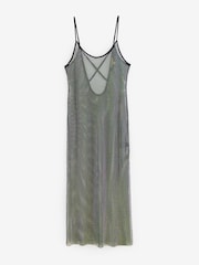 Black Rhinestone Maxi Summer Dress - Image 5 of 6