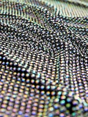 Black Rhinestone Maxi Summer Dress - Image 6 of 6
