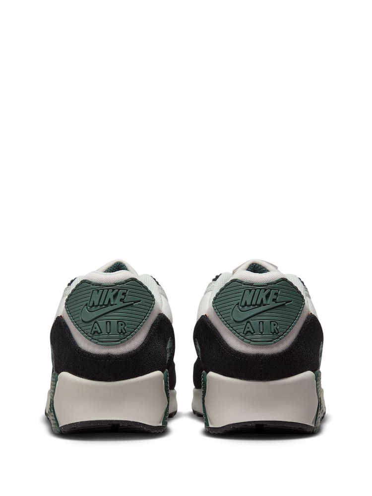 Nike Black Air Max 90 Trainers - Image 2 of 11