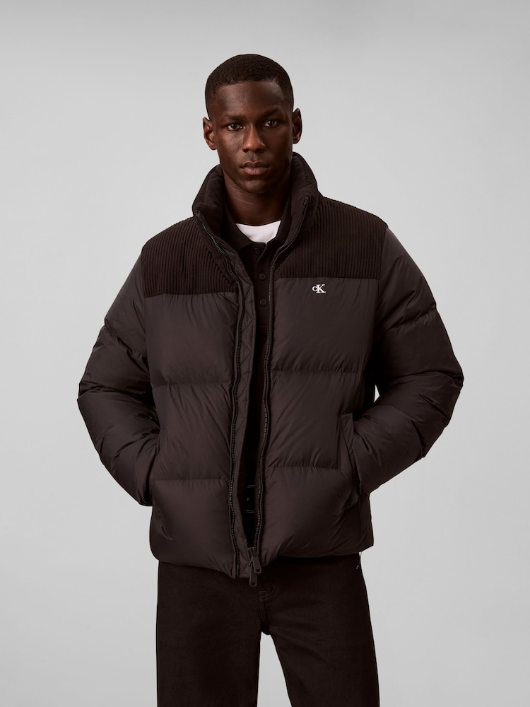 Next：日本 Calvin Klein ナイロン コーデュロイ ダウンジャケット 