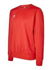 Umbro Red Junior Club Essential Poly Sweatshirt - Image 1 of 1