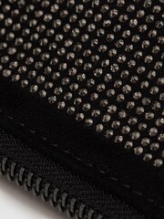 Reiss Black Clementine Embellished Shoulder Bag - Image 3 of 4
