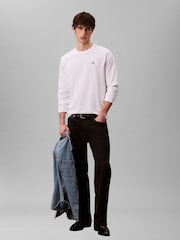 Calvin Klein White Relaxed Monogram T-Shirt - Image 3 of 7