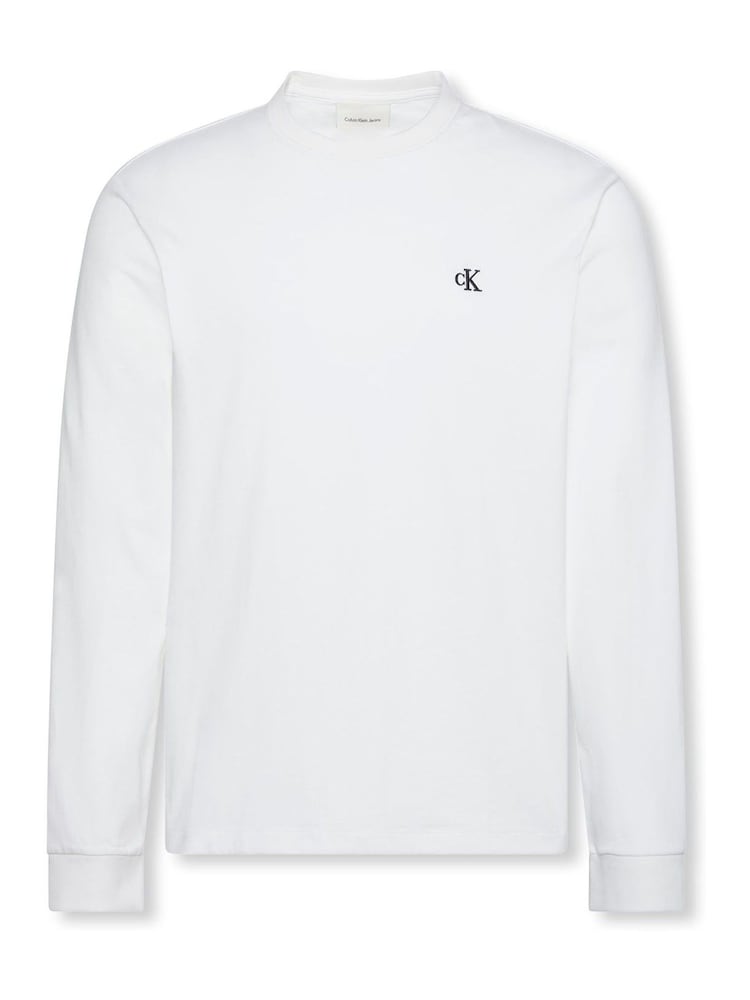 Calvin Klein White Relaxed Monogram T-Shirt - Image 7 of 7