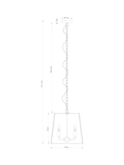 Black Warwick 4 Light Ceiling Light - Image 5 of 5