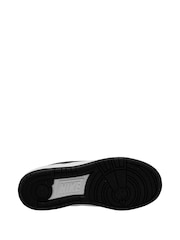Nike White/Black Youth Full Force Low-Top Trainers - Image 14 of 14