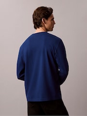 Calvin Klein Blue Relaxed Monogram T-Shirt - Image 2 of 5