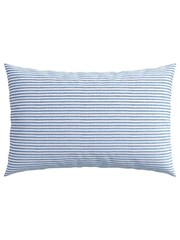 Helena Springfield Blue Ticking Stripe Duvet Cover and Pillowcase Set - Image 4 of 4