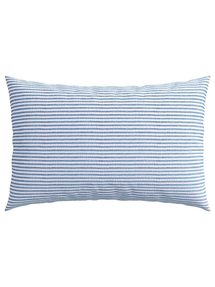 Helena Springfield Blue Ticking Stripe Duvet Cover and Pillowcase Set - Image 4 of 4
