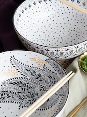 Sara Miller Artisanne Noir Set of 2 Large Pasta Bowls - Image 6 of 6