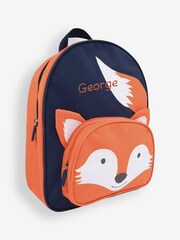 JoJo Maman Bébé Orange Personalised Fox Backpack - Image 1 of 6