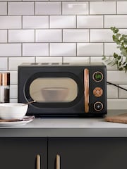 Black/Copper Digital 800W 20L Microwave - Image 1 of 5