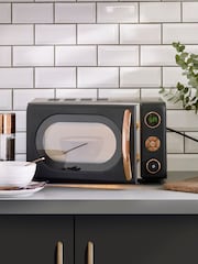 Black/Copper Digital 800W 20L Microwave - Image 2 of 5
