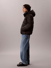 Calvin Klein Black Relaxed Nylon Puffer Jacket - Image 5 of 5