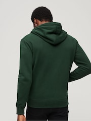 Superdry Green Essential Logo Zip-Up Hoodie - Image 2 of 6