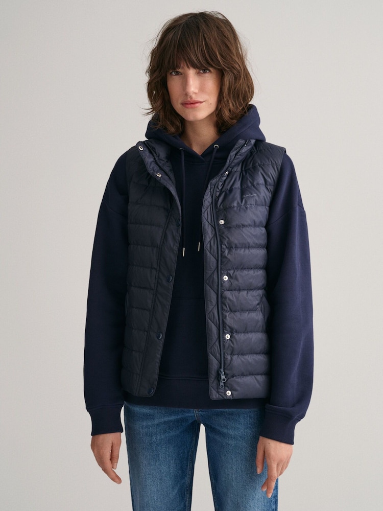 GANT Blue Light Down Gilet - Image 2 of 6