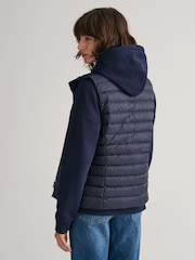 GANT Blue Light Down Gilet - Image 3 of 6