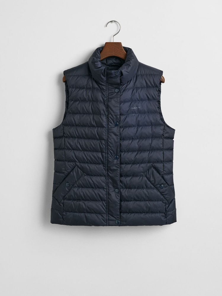 GANT Blue Light Down Gilet - Image 5 of 5