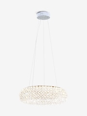 Chrome Torus Chandelier - Image 5 of 8