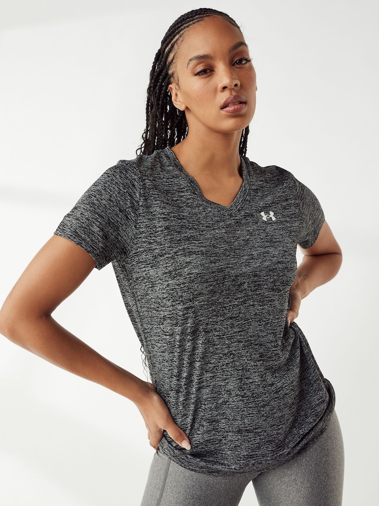 Under Armour Black Tech V-Neck T-Shirt - Image 1 of 6
