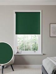 Pine Green Glow Made to Measure Blackout Roller Blind - Image 1 of 5
