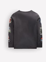 Boden Grey Long Sleeve Glow T-Shirt - Image 3 of 4