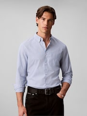 Calvin Klein Blue Oxford Cotton Button-Down Shirt - Image 1 of 7