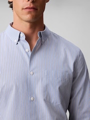 Calvin Klein Blue Oxford Cotton Button-Down Shirt - Image 4 of 7