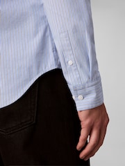 Calvin Klein Blue Oxford Cotton Button-Down Shirt - Image 5 of 7