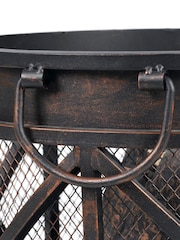 Tepro Bronze Garden Gracewood Log Outdoor Burning Firebasket - Image 3 of 4