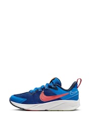 Nike Blue/Multi Junior Star Runner 4 Trainers - Image 2 of 13