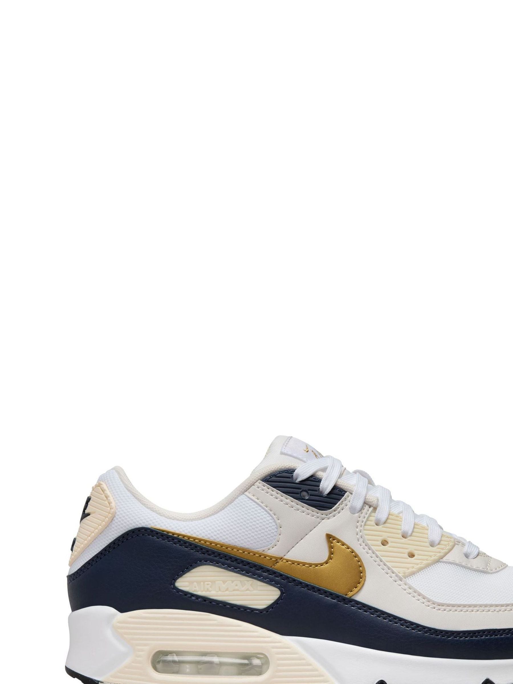Buy Nike White Air Max 90 Trainers from Next Luxembourg