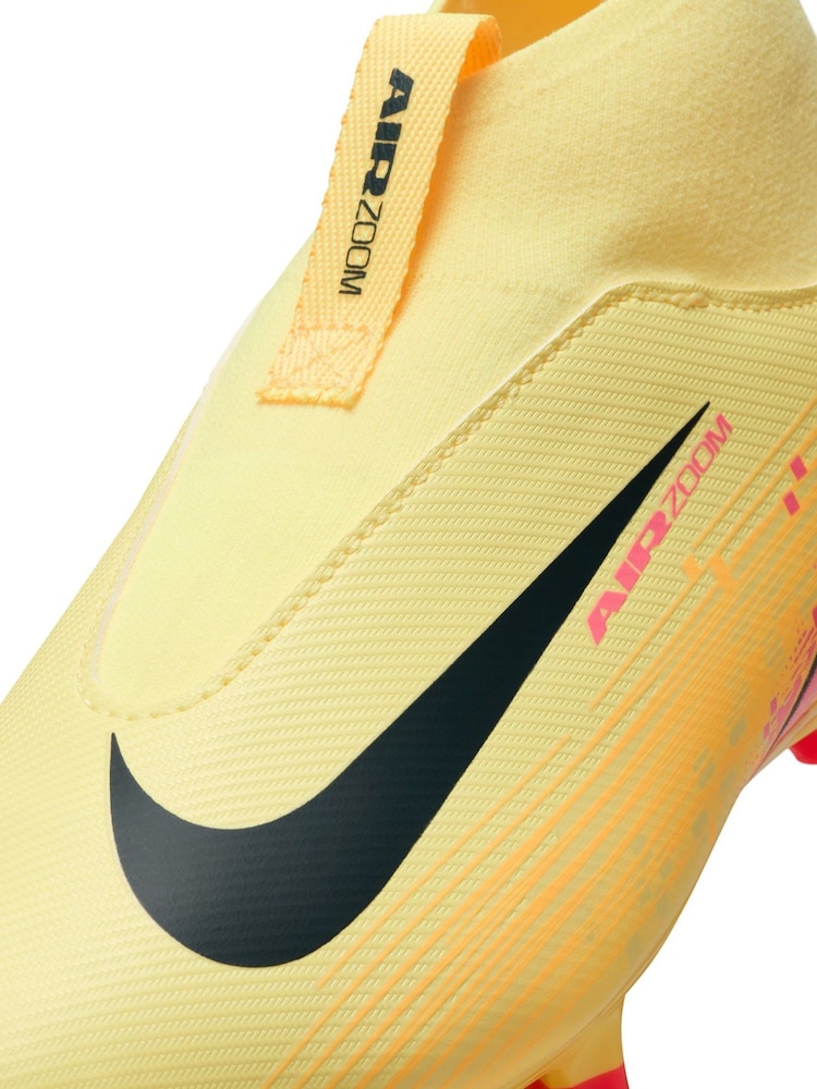 Nike Laser Orange Kids Zoom Mercurial Superfly 10 Academy Kylian Mbappe Multi Ground Football Boots - Image 10 of 11