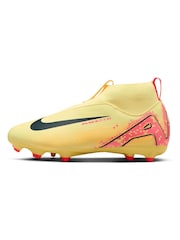 Nike Laser Orange Kids Zoom Mercurial Superfly 10 Academy Kylian Mbappe Multi Ground Football Boots - Image 2 of 11