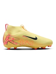 Nike Laser Orange Kids Zoom Mercurial Superfly 10 Academy Kylian Mbappe Multi Ground Football Boots - Image 3 of 11