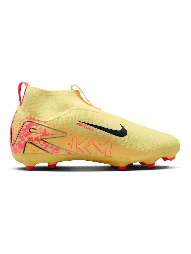 Nike Laser Orange Kids Zoom Mercurial Superfly 10 Academy Kylian Mbappe Multi Ground Football Boots - Image 3 of 11