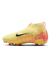Nike Laser Orange Kids Zoom Mercurial Superfly 10 Academy Kylian Mbappe Multi Ground Football Boots - Image 4 of 11