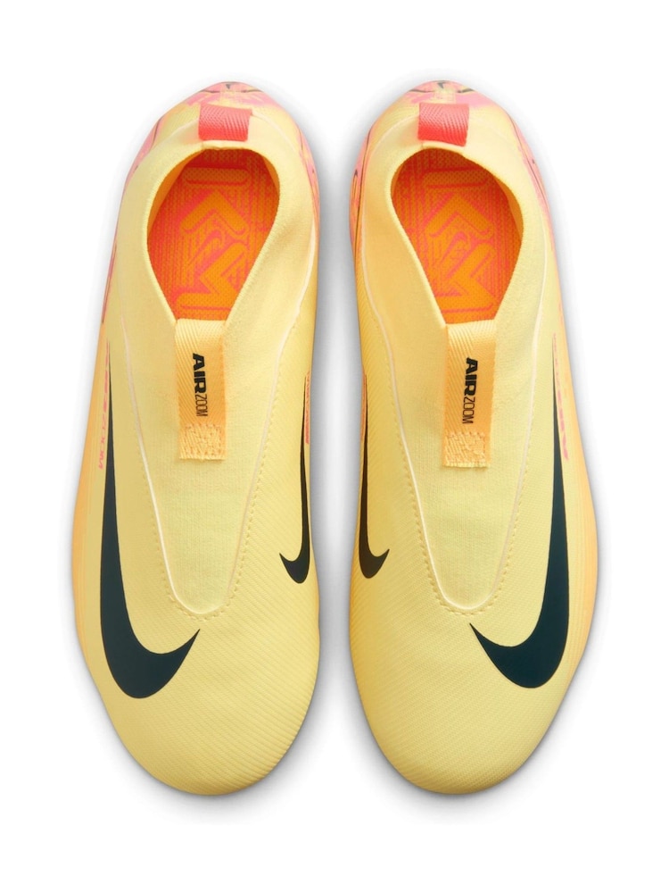 Nike Laser Orange Kids Zoom Mercurial Superfly 10 Academy Kylian Mbappe Multi Ground Football Boots - Image 6 of 11