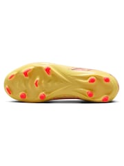 Nike Laser Orange Kids Zoom Mercurial Superfly 10 Academy Kylian Mbappe Multi Ground Football Boots - Image 8 of 11