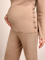 Neutral Maternity/Nursing Cosy Feel Top - Image 3 of 7