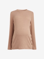 Neutral Maternity/Nursing Cosy Feel Top - Image 5 of 7