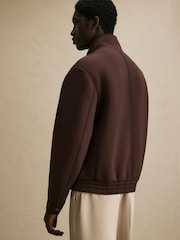 River Island Brown Premium Funnel Neck Jacket - Image 3 of 4