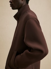 River Island Brown Premium Funnel Neck Jacket - Image 4 of 4