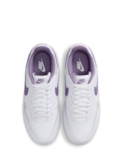 Nike White/Purple Gamma Force Trainers - Image 10 of 12