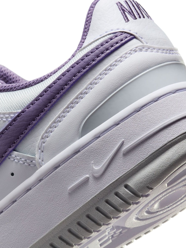 Buy Nike White/Purple Gamma Force Trainers from the Next UK online