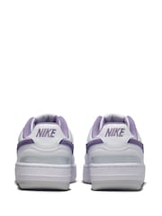 Nike White/Purple Gamma Force Trainers - Image 3 of 12