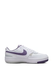Nike White/Purple Gamma Force Trainers - Image 4 of 12