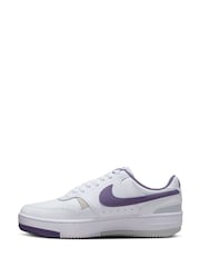 Nike White/Purple Gamma Force Trainers - Image 5 of 12
