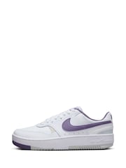 Nike White/Purple Gamma Force Trainers - Image 6 of 12